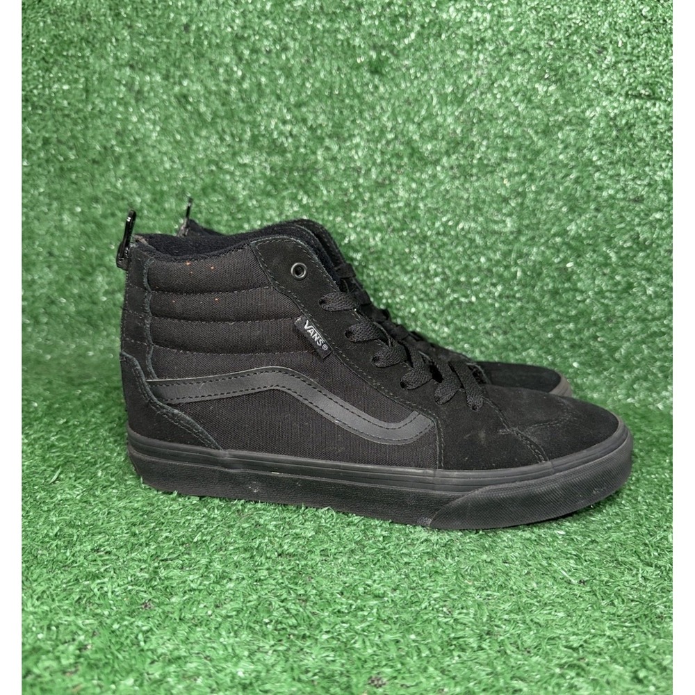 Vans SK8-Hi Reissue Zip Women Size 6.5 Black Athletic Casual Skate Shoe Sneakers